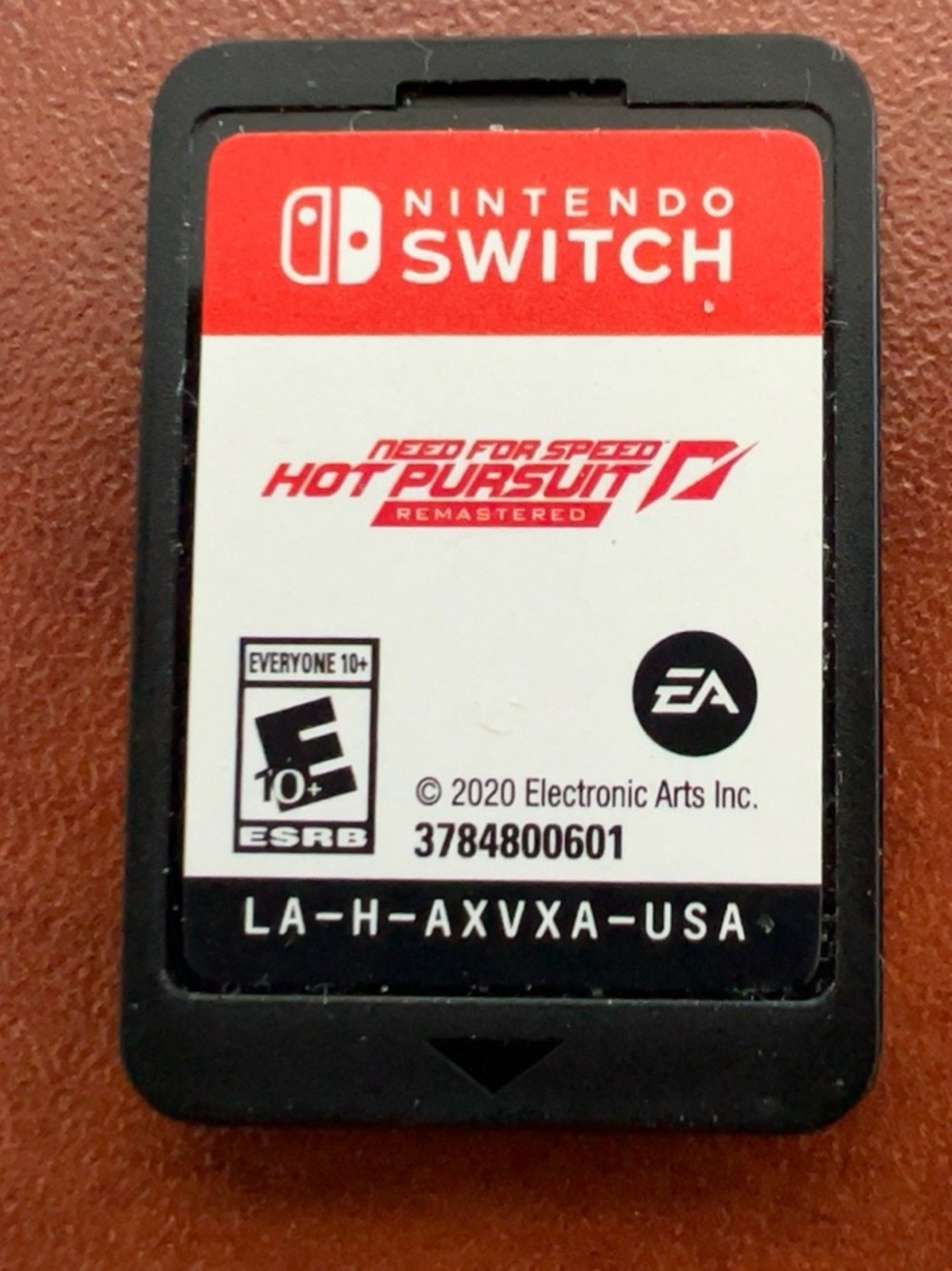 Nintendo Switch Need for Speed Hot Pursuit Remastered Game Cartridge